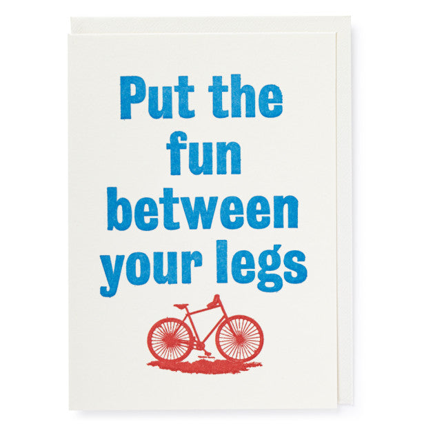 Archivist Gallery Greetings Card Fun Legs QP580 front