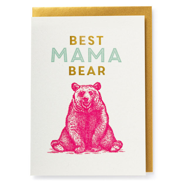 Archivist Gallery Greetings Card Mama Bear QP574 front