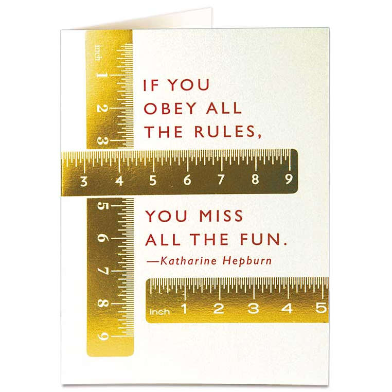 Archivist If You Obey All The Rules Card QP399