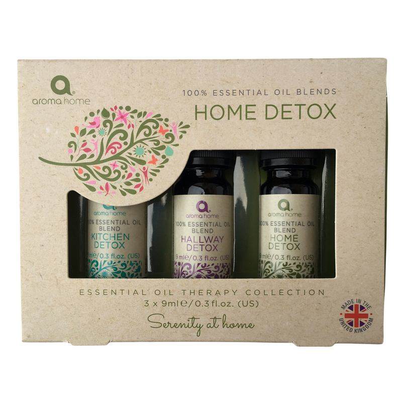 Aroma Home Home Detox Essential Oil Gift Pack front