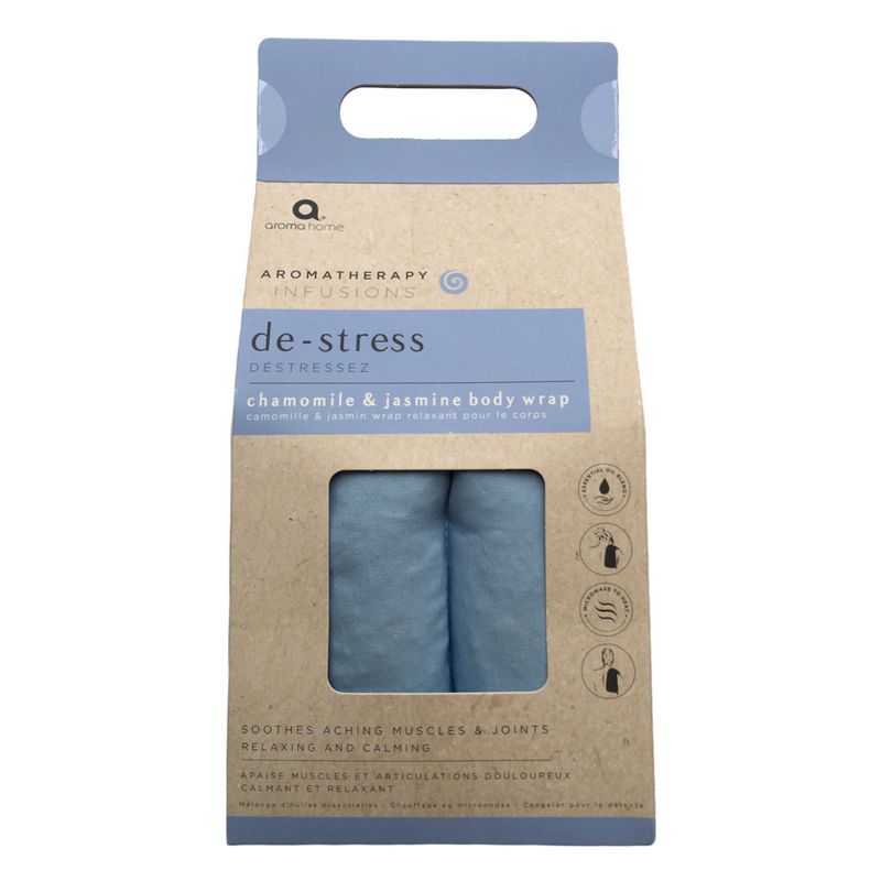 Aroma Home Infusions Body Wrap De-Stress Chamomile & Jasmine front