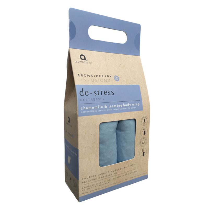 Aroma Home Infusions Body Wrap De-Stress Chamomile & Jasmine front