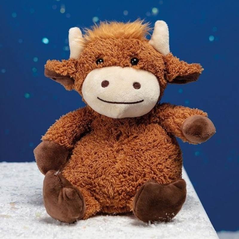 Aroma Home Snuggable Hottie Highland Cow Microwavable Soft Toy MA-0019 lifestyle
