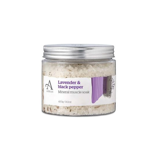 Arran Aromatics Formulas Lavender & Black Pepper Mineral Muscle Soak FOR005
