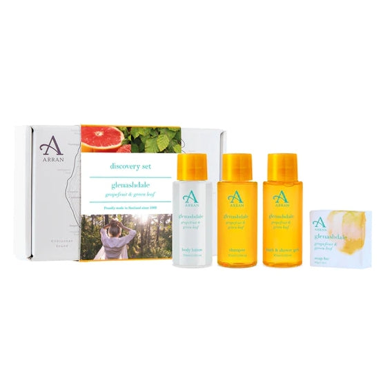 Arran Aromatics Glenashdale Grapefruit Discovery Gift Set GLA020 front