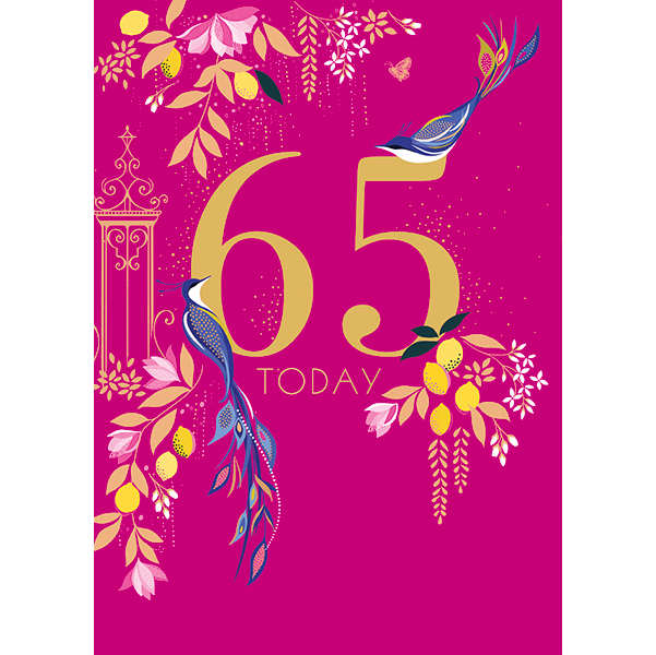 ArtFile 65 Today Birds Birthday Card SAMA09