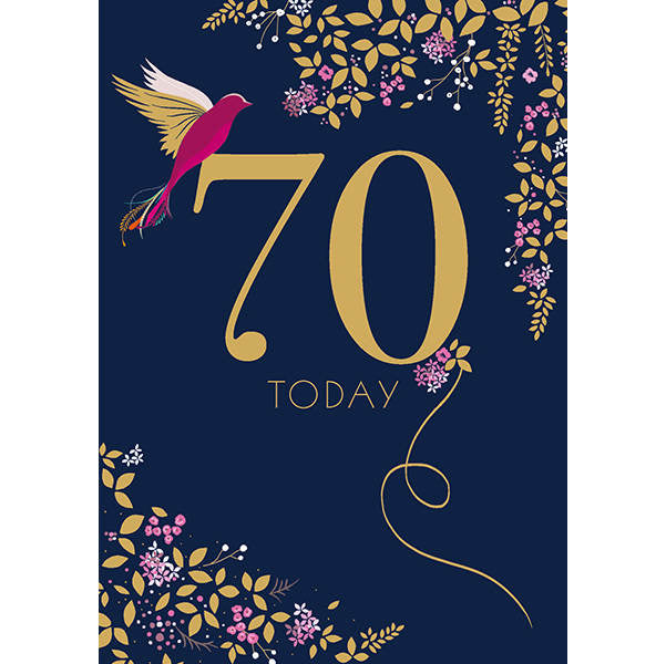 ArtFile 70 Today Hummingbird Birthday Card SAMA07