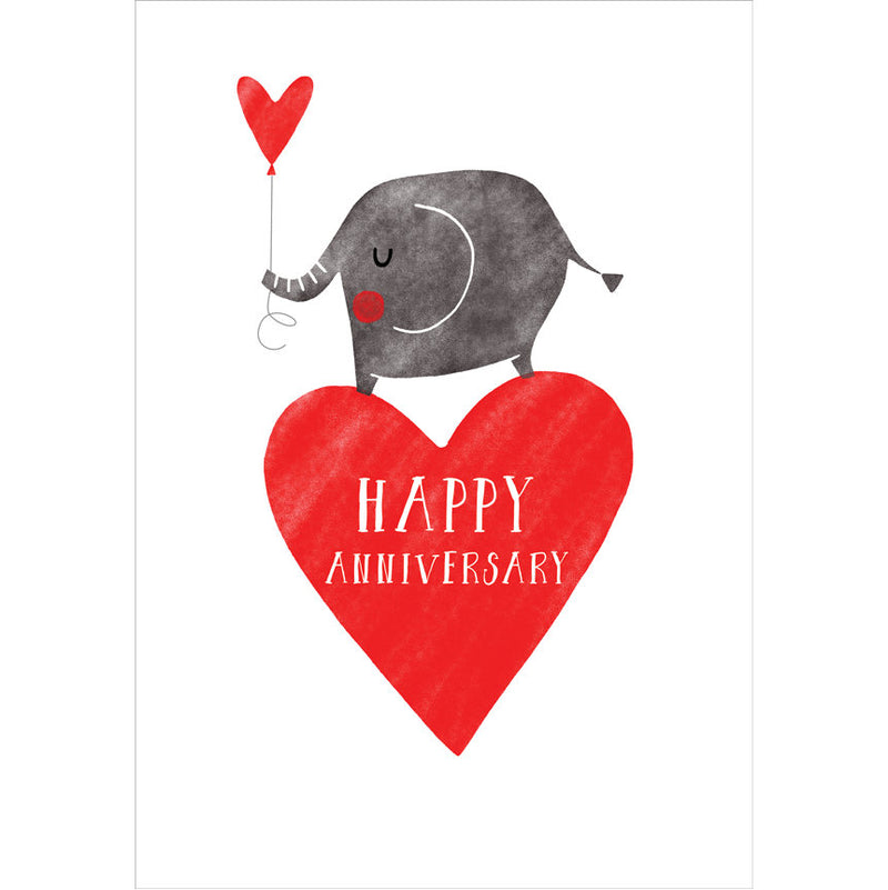 ArtFile Anniversary Elephant Heart Balloon AF207