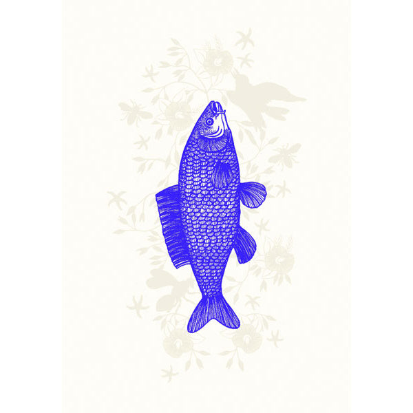 ArtFile Blue Fish Card FS01