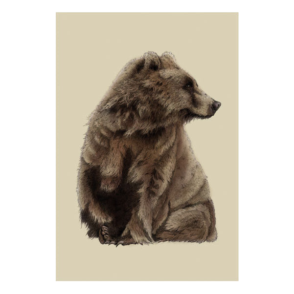 ArtFile Brown Bear Card NH22