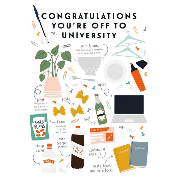 Art File Congratulations You're Off To University af233a