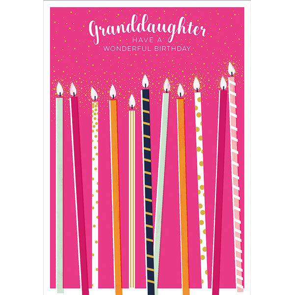 ArtFile Granddaughter Birthday Card AFR54