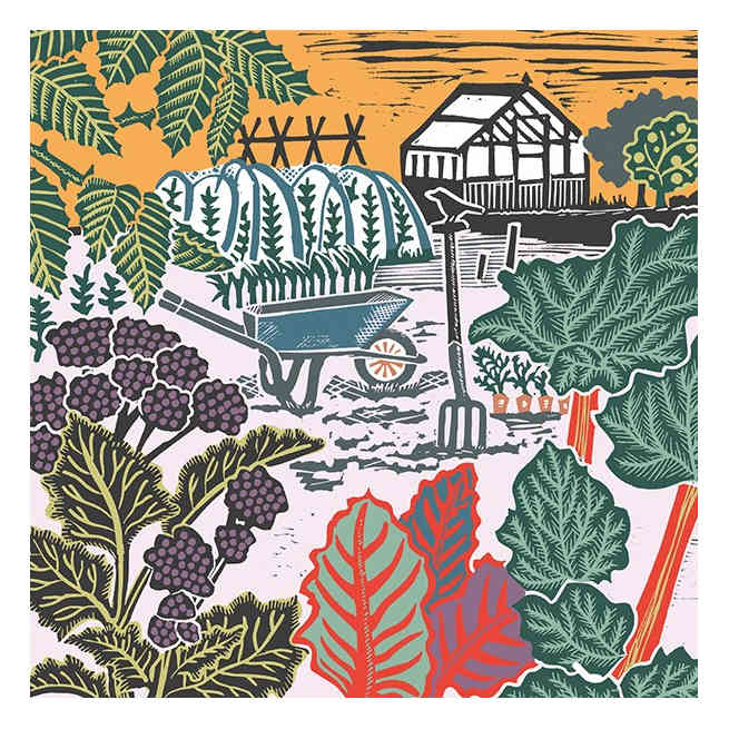 Allotment Greetings Card