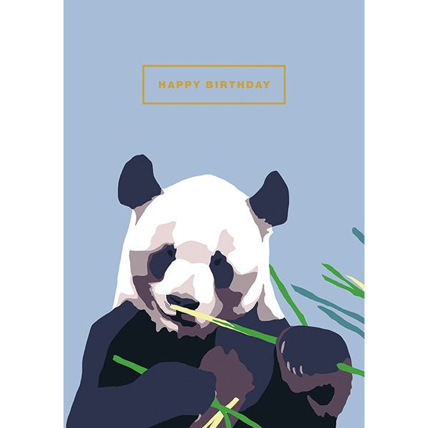 Art File Greetings Card Happy Birthday Panda