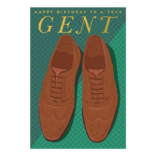 Art File Greetings Card Happy Birthday To A True Gent YM07a front