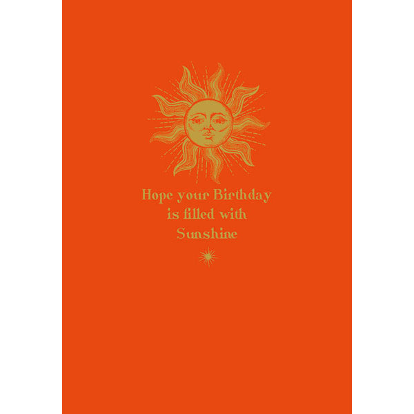 Art File Greetings Card Hope Your Birthday Is Filled With Sunshine IF04