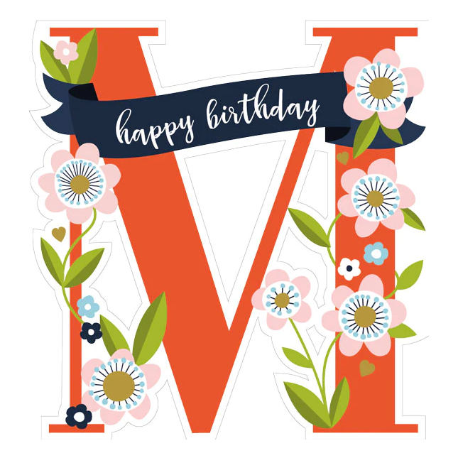 Art File Happy Birthday Mum Die Cut Card AFR52 front