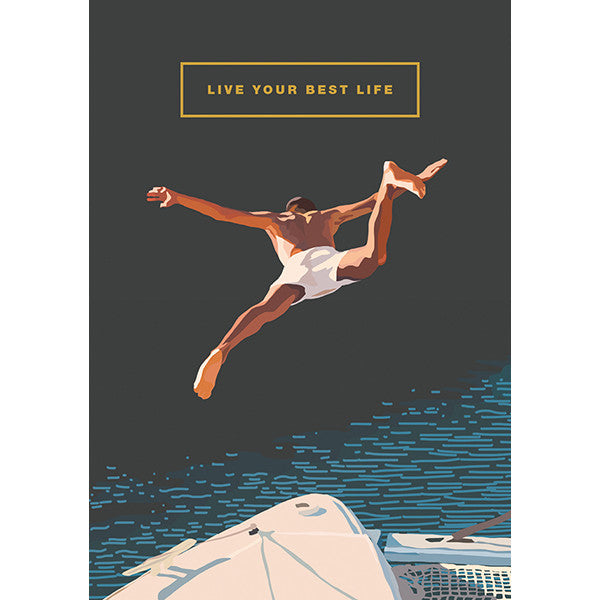 ArtFile Live Your Best Life Card EB20