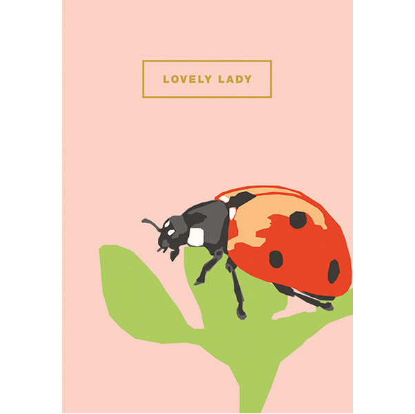 Lovely Lady Greetings Card