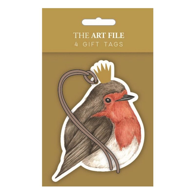 Art File Robin Gift Tags pack of 4 TAGX14 main