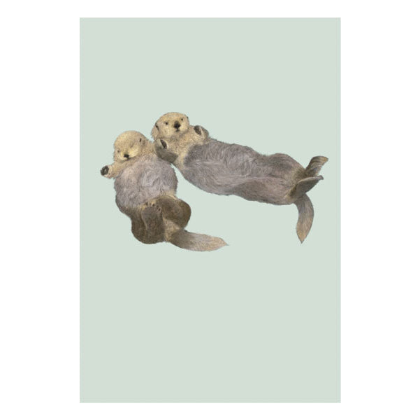 ArtFile Sea Otters Card NH27