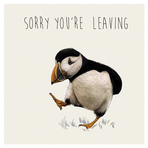 Art File Sorry You're Leaving Card