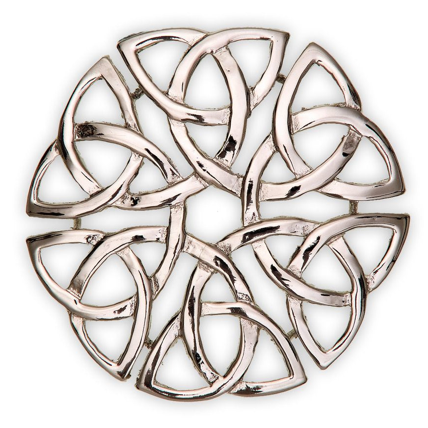 Art Pewter Celtic Knotwork Interlace Brooch 160