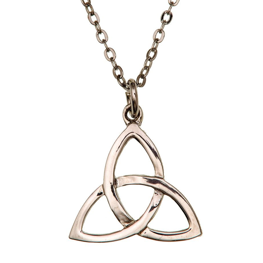 Pewter Crinan Celtic Knot Pendant Necklace 120