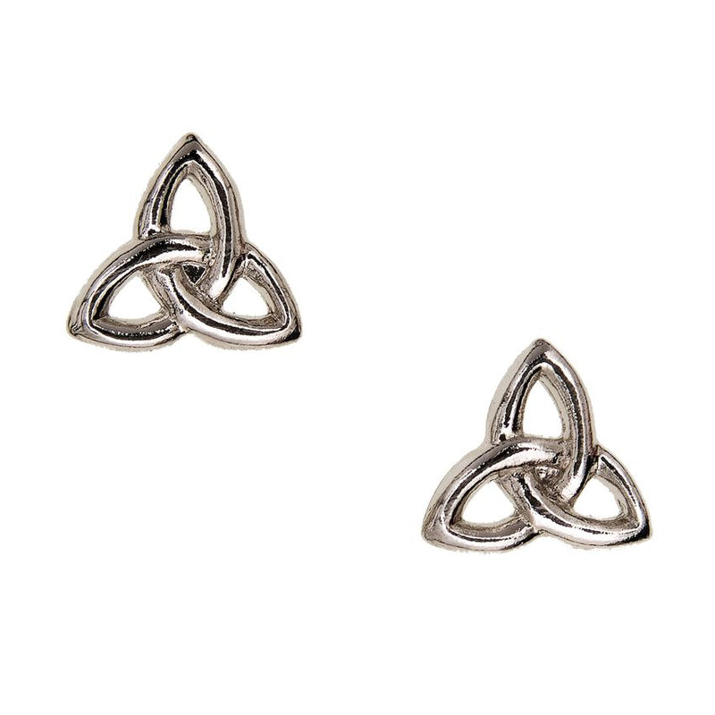 Pewter Crinan Celtic Knot Stud Earrings