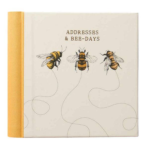 Art File Addresses & Bee-Days Book front