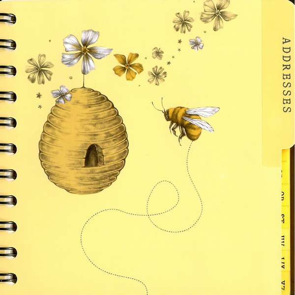 Art File Addresses & Bee-Days Book inside