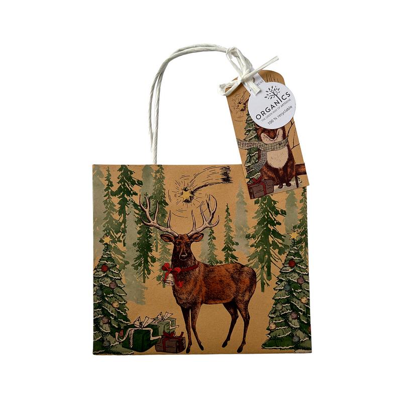 Artebene Christmas Gift Bags Triple Set Forest Scene 205212 small