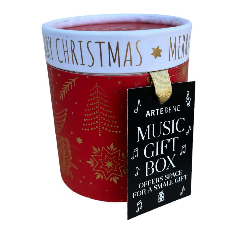 Christmas Music Gift Box Round