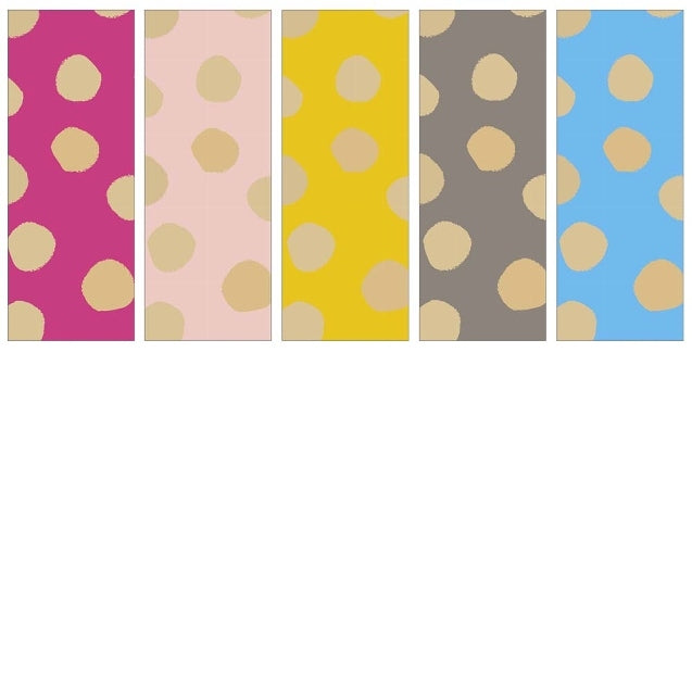 Artebene Giftwrap Paper Roll Metallic Dots 140356 colours flat