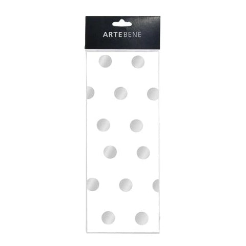 Artebene Silver Dots Tissue Paper 200508 front