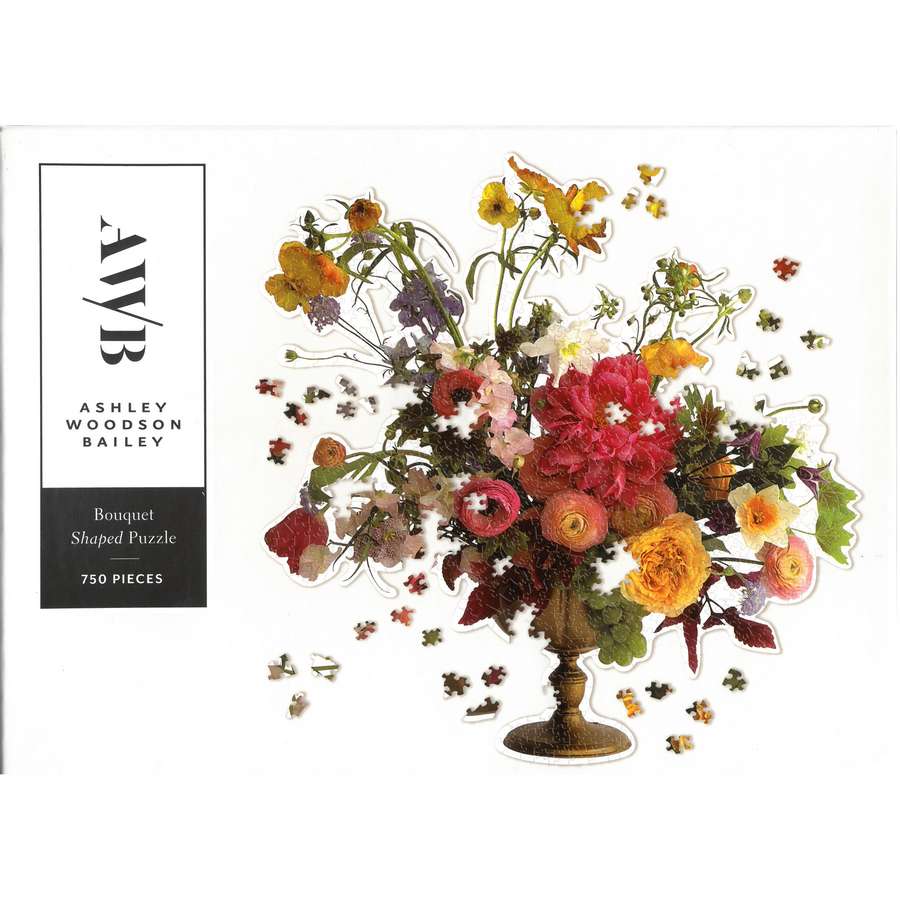 Ashley Woodson Bailey Bouquet Shaped Jigsaw Puzzle front