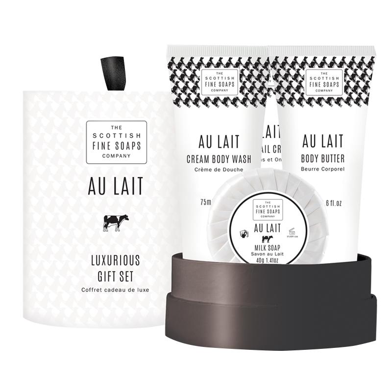 Scottish Fine Soaps Au Lait Luxurious Gift Set