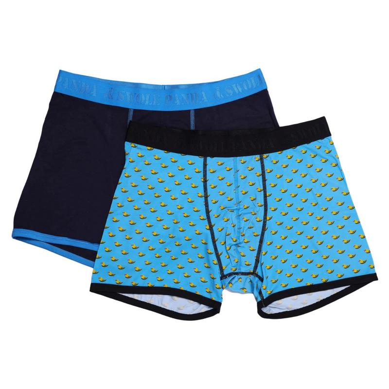 Bamboo Boxers Twin Pack Navy & Ducks main