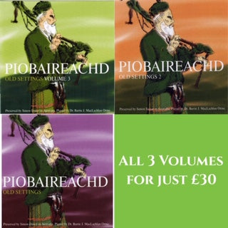 Piobaireachd Old Settings Volume 1 - Barrie Orme