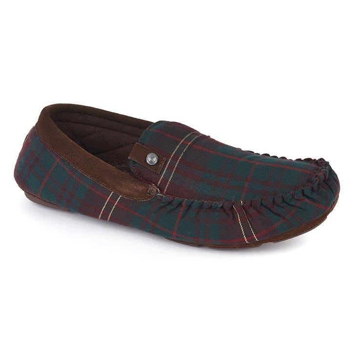 Bedroom Athletics Benedict Forest Check Woven Moccasin main