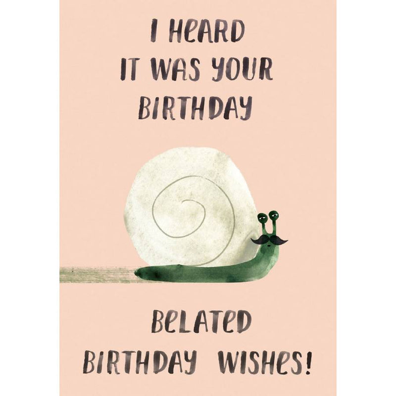 Belated Birthday Wishes - Snail GCN264 front