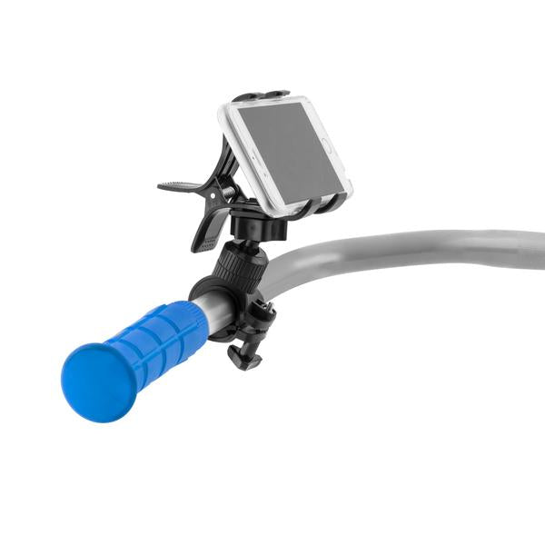 Bike Phone Holder US105-BK on bicycle handlebar side