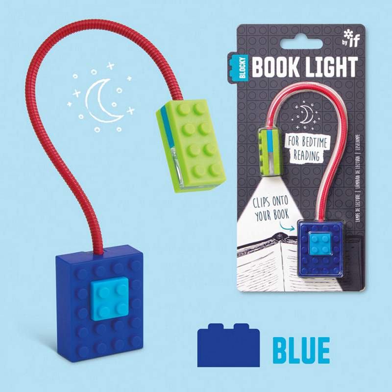 Blocky Book Light Blue & Green with packaging