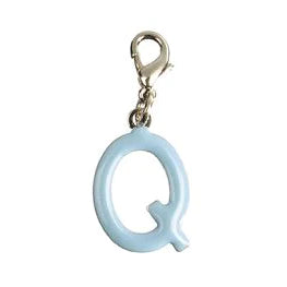 Bombay Charm Alphabet Enamelled Alphabet Letter Q