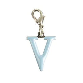 Bombay Charm Alphabet Enamelled Alphabet Letter V