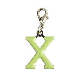 Bombay Charm Alphabet Enamelled Alphabet Letter X