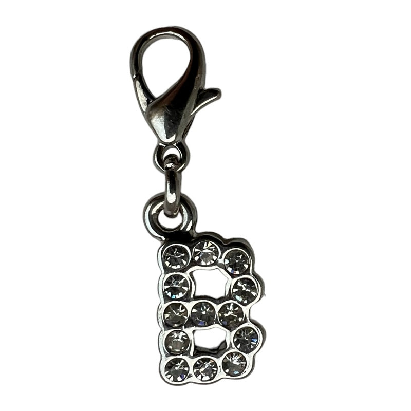 Bombay Duck Alphabet Jewelled Charm Letter B