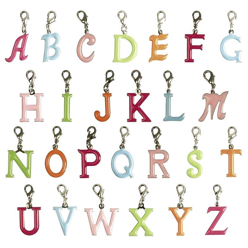 Bombay Duck Charm Enamelled Alphabet Letters selection