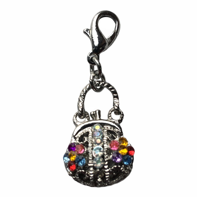 Bombay Duck Charm Jewelled Clip-top Bag front