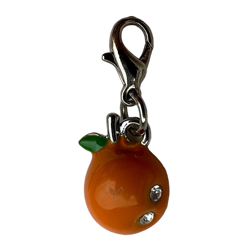 Bombay Duck Charm Jewelled Orange Half back